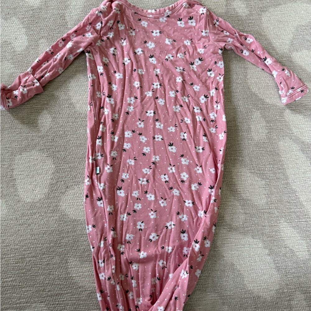 Posh Peanut Blush Bunny Baby Gown